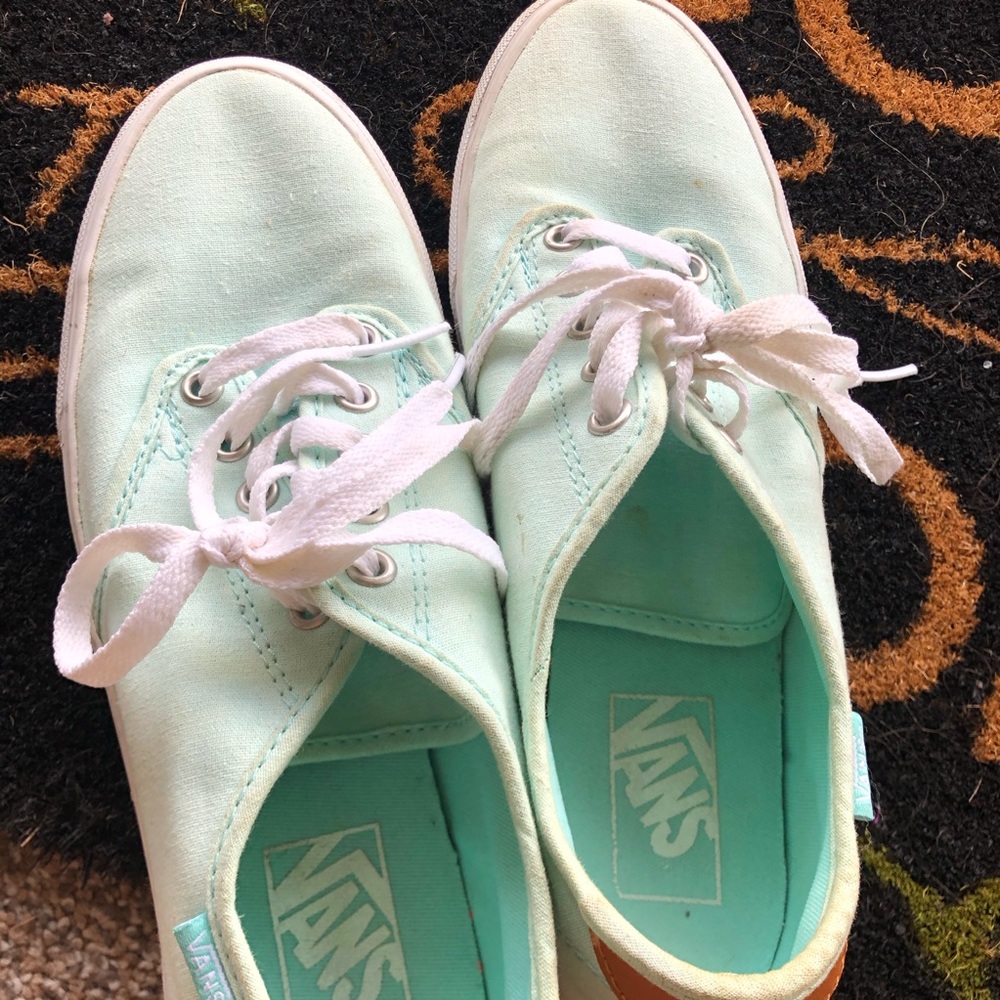 Mint Colored Vans - image 6